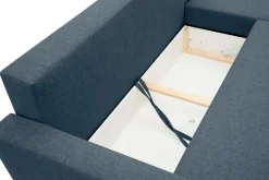 Narożniki|Exline Narożnik z 2 pojemnikami ciemnoniebieski POLLY