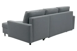 Narożniki|Exline Narożnik z 2 pojemnikami ciemnoszary POLLY