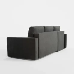 Narożniki|inny Narożnik z 2 pojemnikami grafitowy LAVERNA