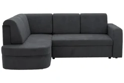 Fresh Narożnik z 2 pojemnikami grafitowy NESSI lewy