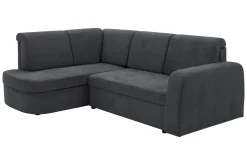 Fresh Narożnik z 2 pojemnikami grafitowy NESSI lewy