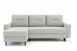 Narożniki|Exline Narożnik z 2 pojemnikami jasnoszary POLLY