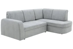 Fresh Narożnik z 2 pojemnikami jasnoszary NESSI prawy