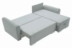 Narożniki| Narożnik z 2 pojemnikami jasnoszary MELI