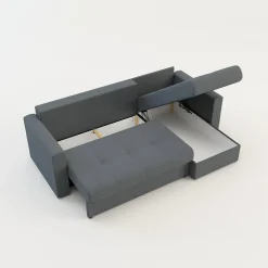 Narożniki|Mavik Narożnik z 2 pojemnikami MOON grafit