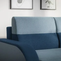 Narożnik z 2 pojemnikami niebieski DUO