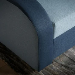 Narożnik z 2 pojemnikami niebieski DUO