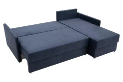 Narożniki| Narożnik z 2 pojemnikami szaroniebieski BALI