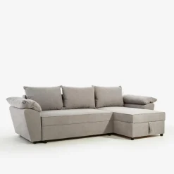 Narożniki| Narożnik z 2 pojemnikami szary LUGIO