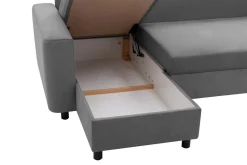 IMPERIAL-MEBLE (D.C.M. FRESH) Narożnik z 2 pojemnikami szary MEDIO