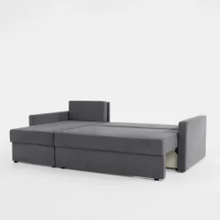 Narożnik z 2 pojemnikami szary FOX