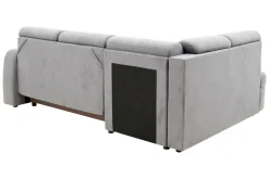 Fresh Narożnik z 2 pojemnikami taupe NESSI lewy