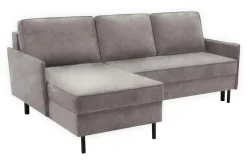 Exline Narożnik z 2 pojemnikami taupe NELLY