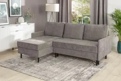 Exline Narożnik z 2 pojemnikami taupe NELLY