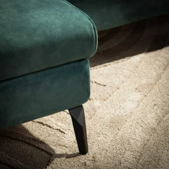 Narożnik z 2 pojemnikami turkusowy BURGOS