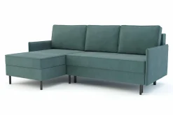 Exline Narożnik z 2 pojemnikami zielony NELLY