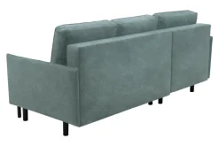 Exline Narożnik z 2 pojemnikami zielony NELLY