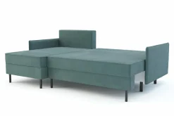 Exline Narożnik z 2 pojemnikami zielony NELLY