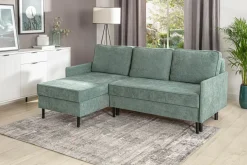 Exline Narożnik z 2 pojemnikami zielony NELLY