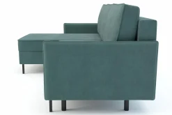 Exline Narożnik z 2 pojemnikami zielony NELLY