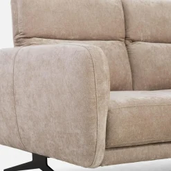 Narożniki|Werdomo Narożnik z elektryczną regulacją głębokości beżowy BARILLO S prawy