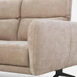 Werdomo Narożnik z elektryczną regulacją głębokości beżowy BARILLO S lewy