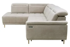 Werdomo Narożnik z elektrycznie wysuwanym siedziskiem CALVARO L lewy