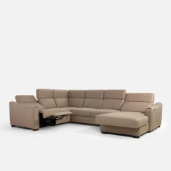 Trend Line Narożnik z funkcją relaksu szary CORBY lewy