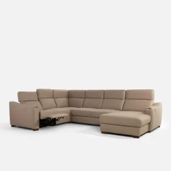 Trend Line Narożnik z funkcją relaksu szary CORBY lewy