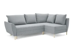 Narożniki|Fresh Narożnik z funkcją spania ciemnoszary MONACO