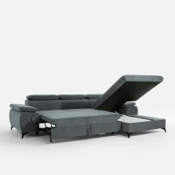 New Form Narożnik z funkcją spania SCALA prawy szary