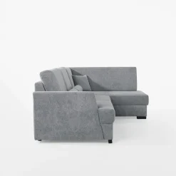 FN Design Narożnik z podnoszonym oparciem szary ELTON prawy