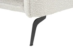 FN Design Narożnik z poduszkami dekoracyjnymi biały perłowy MANDELLO PLUS lewy