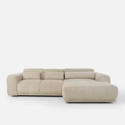 Narożniki|Werdomo Narożnik z pojemnikiem PANEO S beżowy prawy