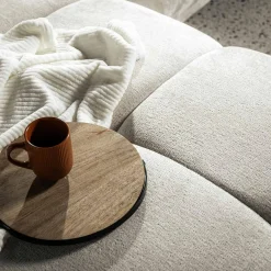 Narożniki|Instilo Narożnik z przesuwanym oparciem ADILIO prawy