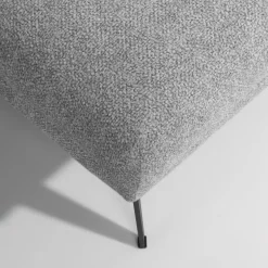 Narożniki|Werdomo Narożnik z regulacją głębokości siedziska szary CAMPINA MINI lewy