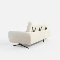 Werdomo Narożnik z regulacją siedziska biały ILUSIO MINI lewy