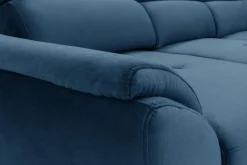 Instilo Narożnik z regulacją zagłówków niebieski MAROLA lewy