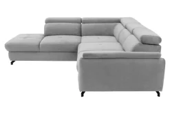 Narożniki|Instilo Narożnik z regulacją zagłówków jasnoszary MAROLA prawy