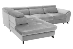 Narożniki|Instilo Narożnik z regulacją zagłówków jasnoszary MAROLA prawy