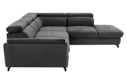 Instilo Narożnik z regulacją zagłówków ciemnoszary MAROLA lewy