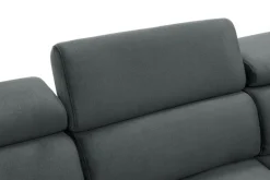 Instilo Narożnik z regulacją zagłówków grafitowy MAROLA lewy