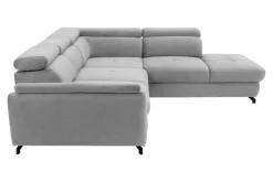 Narożniki|Instilo Narożnik z regulacją zagłówków jasnoszary MAROLA lewy