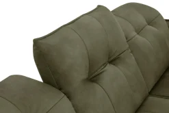 Agio Divani Narożnik z regulacją zagłówków oliwkowy GOJA lewy