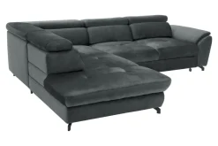 Instilo Narożnik z regulacją zagłówków grafitowy MAROLA prawy