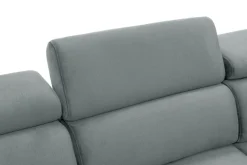 Narożniki|Instilo Narożnik z regulacją zagłówków szary MAROLA lewy