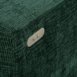 Werdomo Narożnik z regulowanym siedziskiem SAVINON S butelkowa zieleń prawy