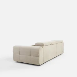 Narożniki|Werdomo Narożnik z regulowanym zagłówkierm PANEO S beżowy lewy