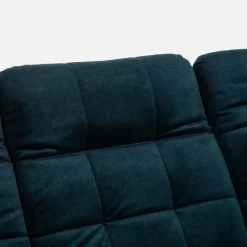 Narożniki|inny Narożnik z regulowanymi zagłówkami granatowy CRYSTAL prawy