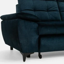 Narożniki|inny Narożnik z regulowanymi zagłówkami granatowy CRYSTAL prawy